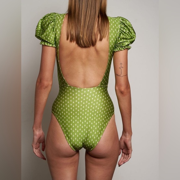 Shani Shemer Avocado Sleeved One piece - Picture 6 of 7